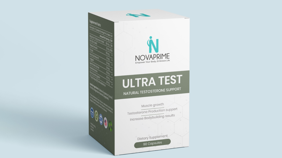 NOVAPRIME Ultra Test Natural Testosterone Support